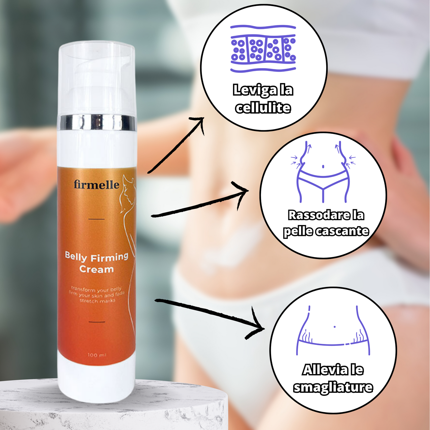 Crema rassodante per la pancia
