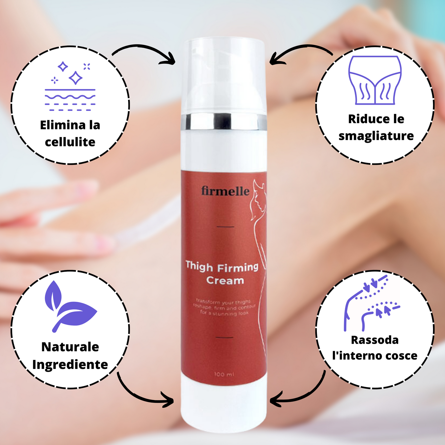 Crema rassodante per le cosce