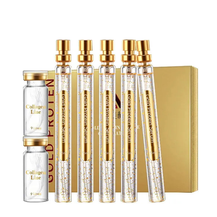 Filo proteico lifting istantaneo per il viso + un pezzo di filo di collagene in bottiglia EXTRA